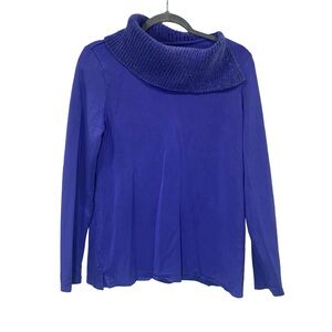 Chico’s envelope neck long sleeve‎ sweater size 8 | medium blueish purple
